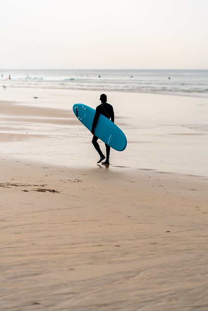 man with surfe board